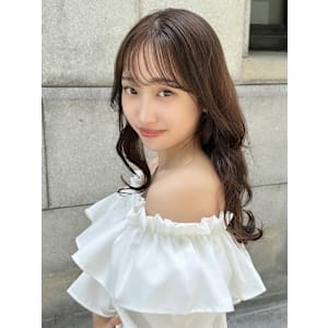 艶感カラーと王道セミロング【銀座/有楽町】30代40代50代