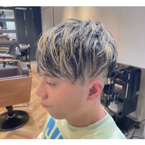 ３Dカラー×メンズ２ブロック