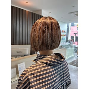 白髪ぼかしハイライト