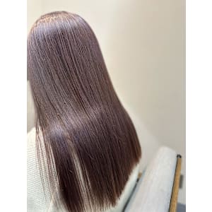 20代30代40代大人可愛い髪質改善カラー艶感ストレート透明