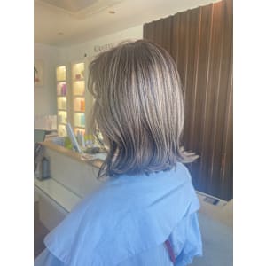 ブリーチ必須　ハイライト&ローライト