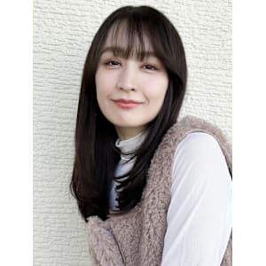 くびレイヤー前髪あり大人可愛いモテ髪20代30代40代