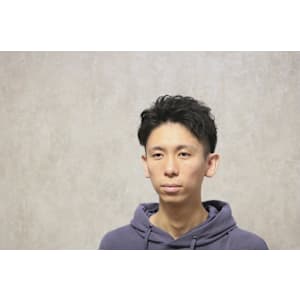 アップバングショートスタイル