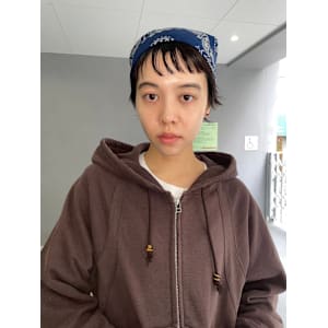 ショートボブウルフレイヤーパーマ前髪イルミナ韓国髪質改善