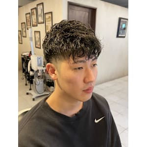 【20代 男性】ロンドンナチュラルカール（大宮/バーバー）