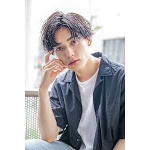 【小久保style】メンズカットツーブロックツイストウルフ