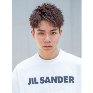 【小久保style】メンズカットツーブロックツイストウルフ