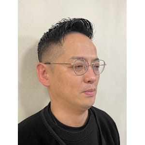 【40代 男性】ロンドンアイロンショート（大宮/バーバー）