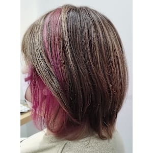 ピンクインナーカラー＆ポイントカラー - comfort by EMU international【コンフォート バイ エムインターナショナル カスカベ】掲載中