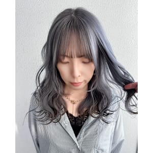 バイカラー_ツートンカラー_グレーアッシュ_シルバーカラー