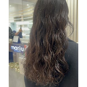 ロングパーマ（強め）