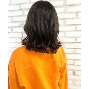 ナチュラルブラウン×巻き髪