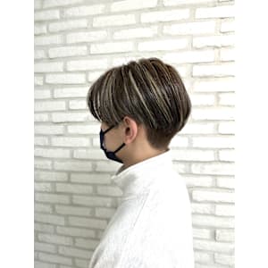 メンズハイライト＋マッシュ