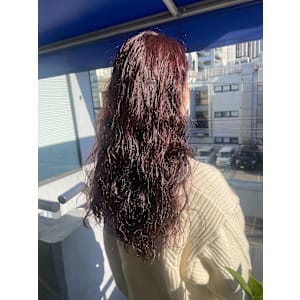 〈江戸桃海〉ロングパーマ/パーマ/暖色カラー/吉祥寺