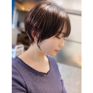 20代30代40代髪質改善カラーミルフィーユ透明感耳掛け小顔