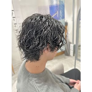 【三木田】ウルフ×スパイラルパーマ