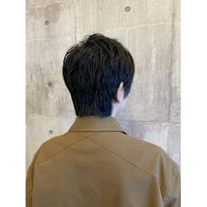 襟足あり×メンズカット