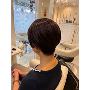 白髪染めでピンクブラウンカラーに - Ash 西荻窪店【アッシュニシオギクボテン】掲載中