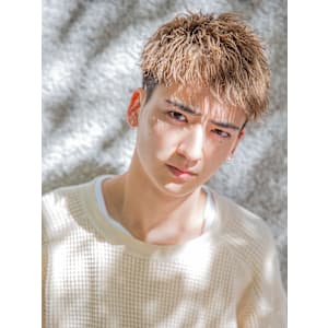 【小久保style】メンズカットツーブロックツイストウルフ