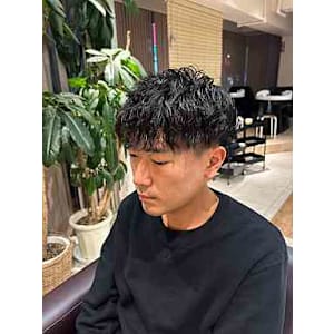 men's　波巻スパイラルパーマ