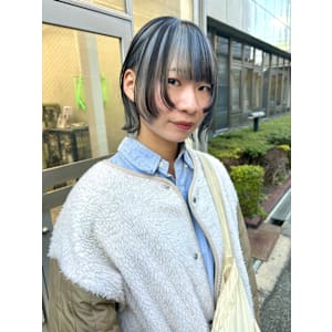 【KARIN】ボブウルフ×ブルーアッシュ