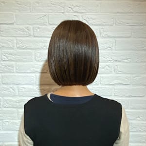 乾かすだけで簡単まとまるボブ