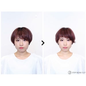 ステップボーンカットショートスタイル