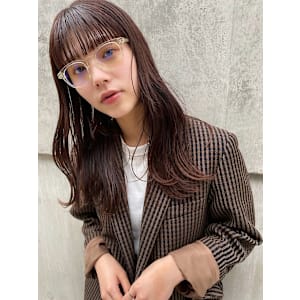 ナチュラルブラウン×ロング