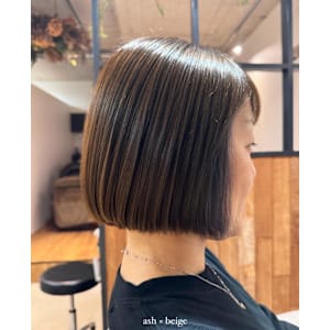 アッシュベージュ/ボブ/30代40代/薬院 - fleur  by safari【フルール バイ サファリ】掲載中