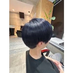 【ブリーチ1回】ブルーブラックカラー