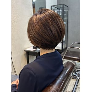 【松戸BULL】艶感丸みショートボブ