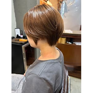 【松戸BULL】艶髪ショートボブ×ミルキーベージュ