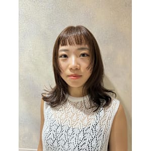 フェイスレイヤー/レイヤーカット/オン眉/前髪カット