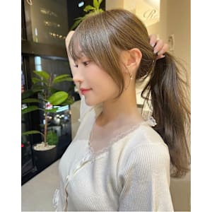 髪質改善くすみネビージュヘア美髪【Zina荻窪】 - 全席個室美容室 Zina 荻窪 髪質改善&トリートメント【ゼンセキコシツビヨウシツ ジーナオギクボ】掲載中