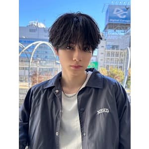 髪質改善ネイビーグレーマッシュ美髪【Zina荻窪】