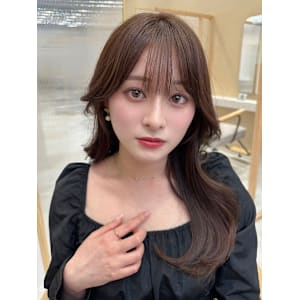 髪質改善レイヤーロング韓国風カール美髪【Zina荻窪】