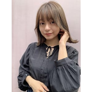 髪質改善外はねヘルシースタイルボブ美髪【Zina 新宿】