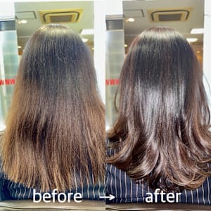 酸熱カラートリートメント巻き髪仕上げ - alpha【アルファ】掲載中