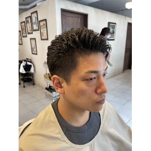 【30代 男性】ロンドンアイロンショート（大宮/バーバー）