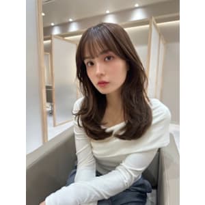 髪質改善毛先カールネビージュブラウ美髪 セントラル銀座