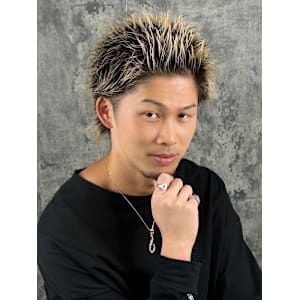 ツーブロスパイキーショート