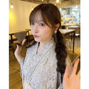 髪質改善夏のふんわりヘアアレンジ美髪*Zina博多