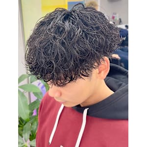 波巻きスパイラルパーマツイストスパイラルパーマ韓国マッシュ