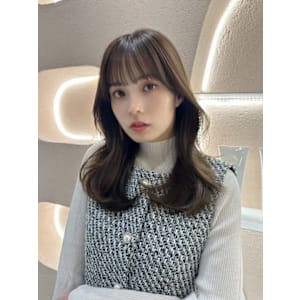 髪質改善ショコラブラウンボブルフ美髪*Zina池袋