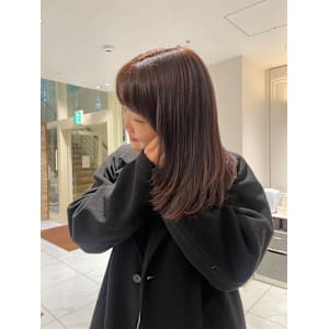 秋カラー&レイヤーカット