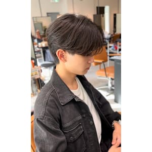 ◎毛流れセンターパート