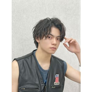 色気×爽やか ツイストスパイラルセンターパート