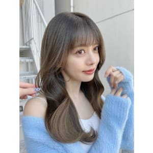 髪質改善顔回りカールロング美髪*Zina渋谷