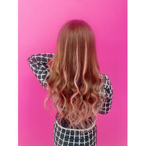 ピンクメッシュ