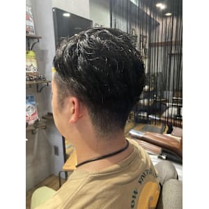 アップバングパーマ